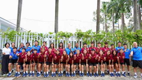  Vòng loại U17 nữ châu Á 2026: Việt Nam tự tin hướng ra 'biển lớn'